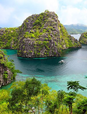 landscape of Coron, Busuanga island, Palawan province, Philippines